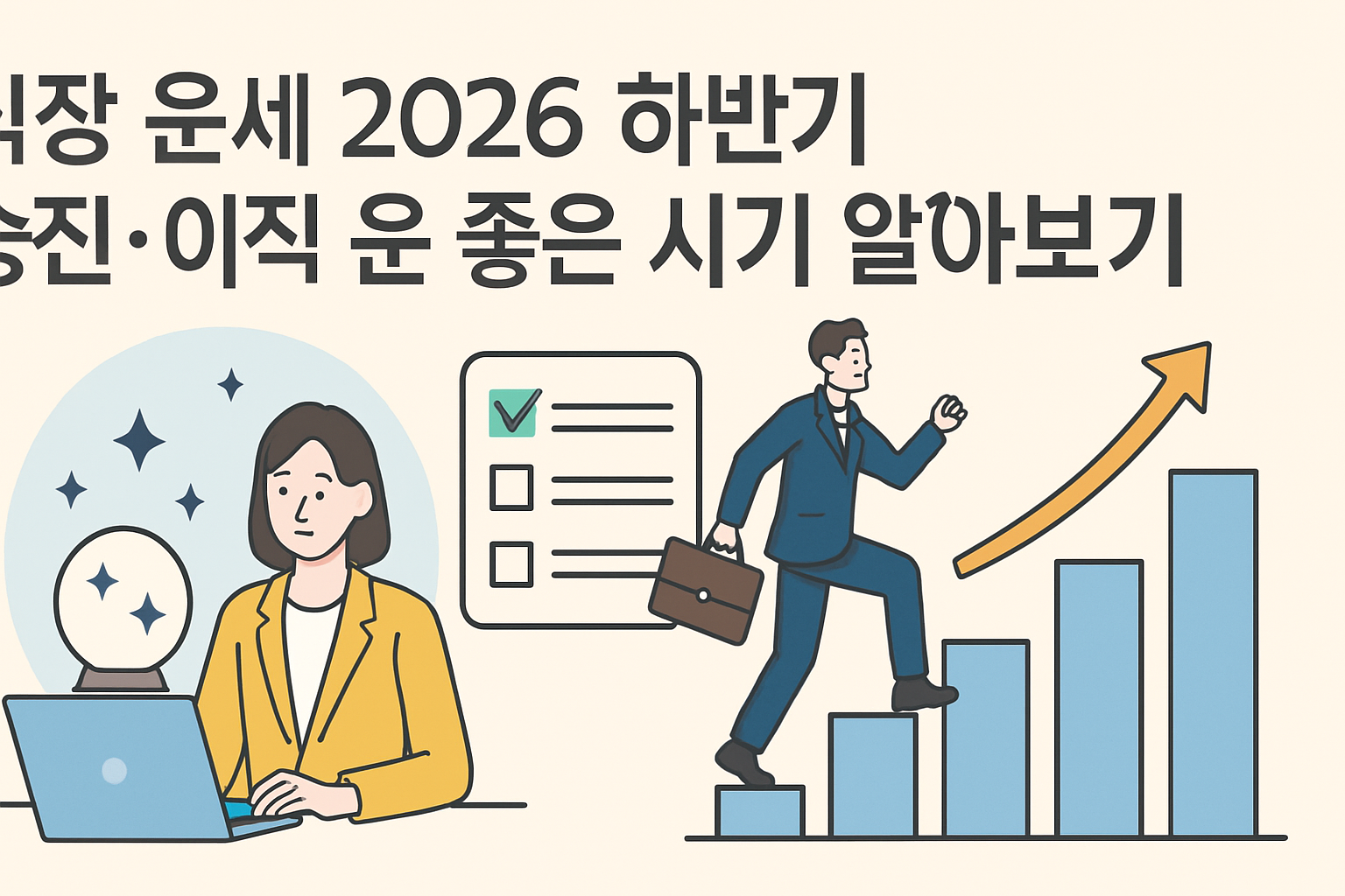 직장 운세 2026 하반기 승진·이직 운 좋은 시기 알아보기