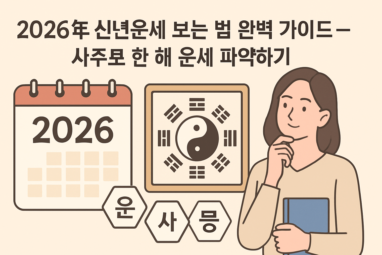 2026년 신년운세 보는 법 완벽 가이드 – 사주로 한 해 운세 파악하기