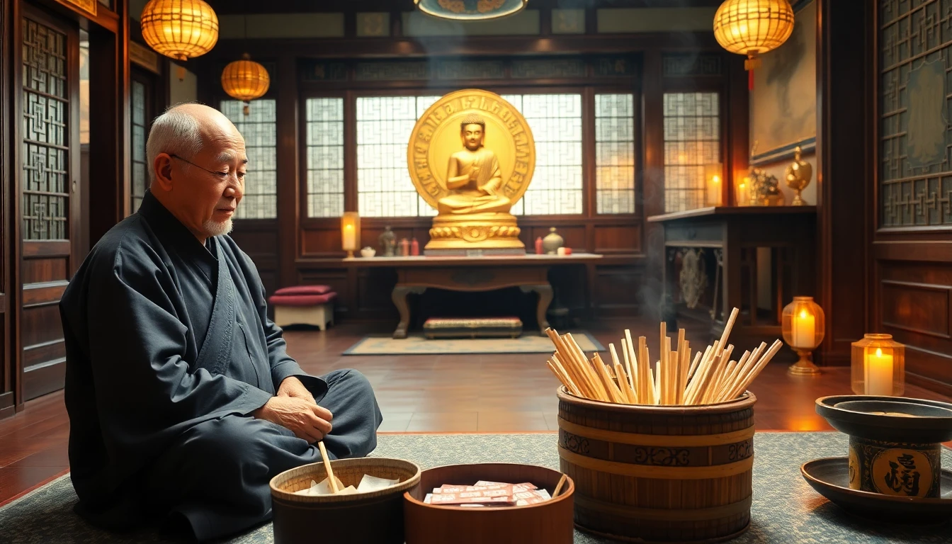 사찰에서 무료로 운세 받는 방법과 예절 가이드