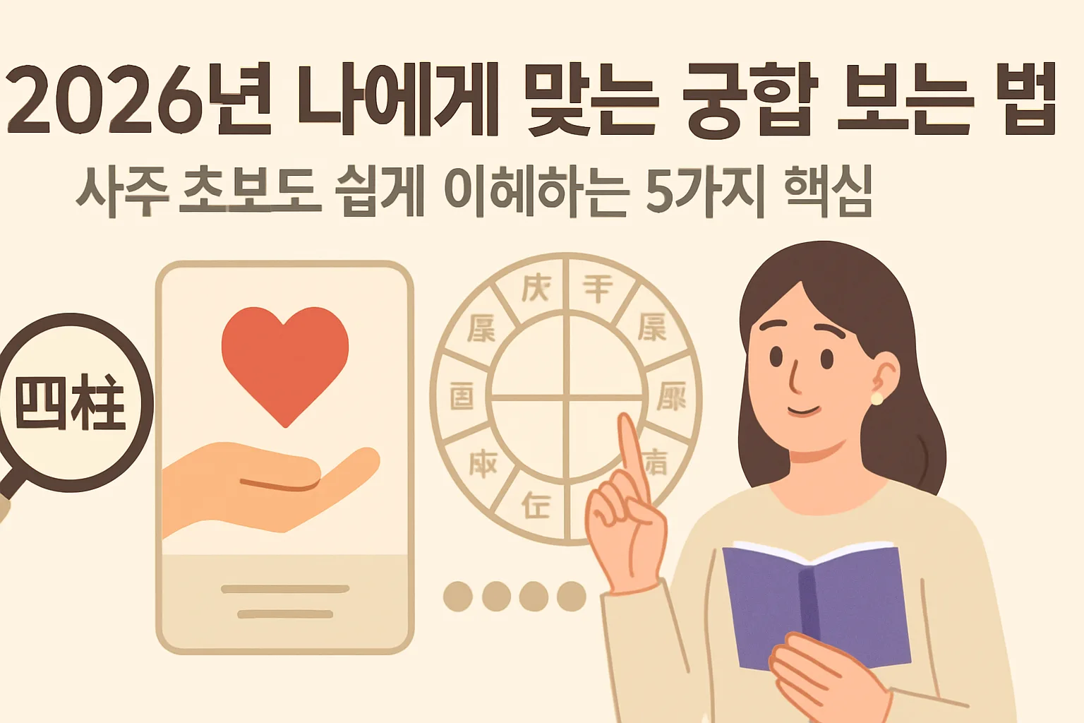 2026년 나에게 맞는 궁합 보는 법: 사주 초보도 쉽게 이해하는 5가지 핵심